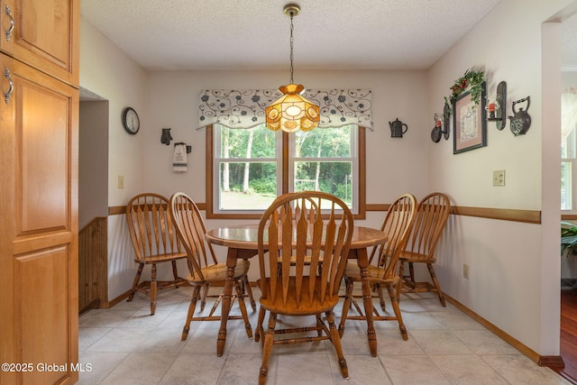 23 Tokay Ln, Colonie, NY 12309 - dining space featuring a textured ceiling