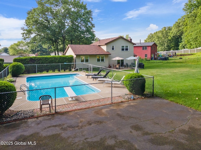 23 Tokay Ln, Colonie, NY 12309 - view of swimming pool featuring a patio area