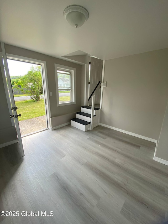 11 4th Ave, Whitehall, NY 12887 - entrance foyer with stairs and wood finished floors