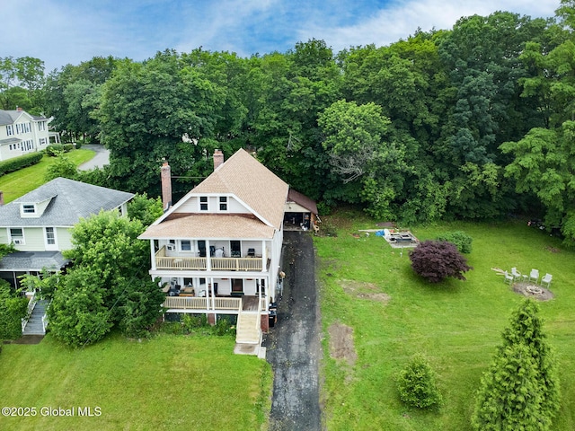 2303 Burdett Ave, Troy, NY 12180 - view from above of property