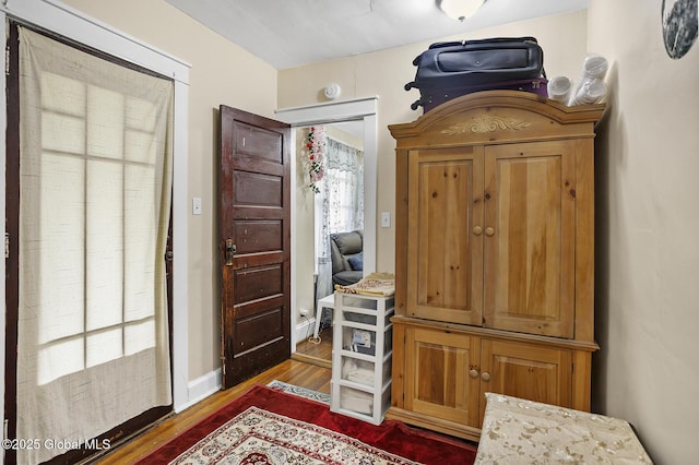 2303 Burdett Ave, Troy, NY 12180 - home office with dark wood-type flooring