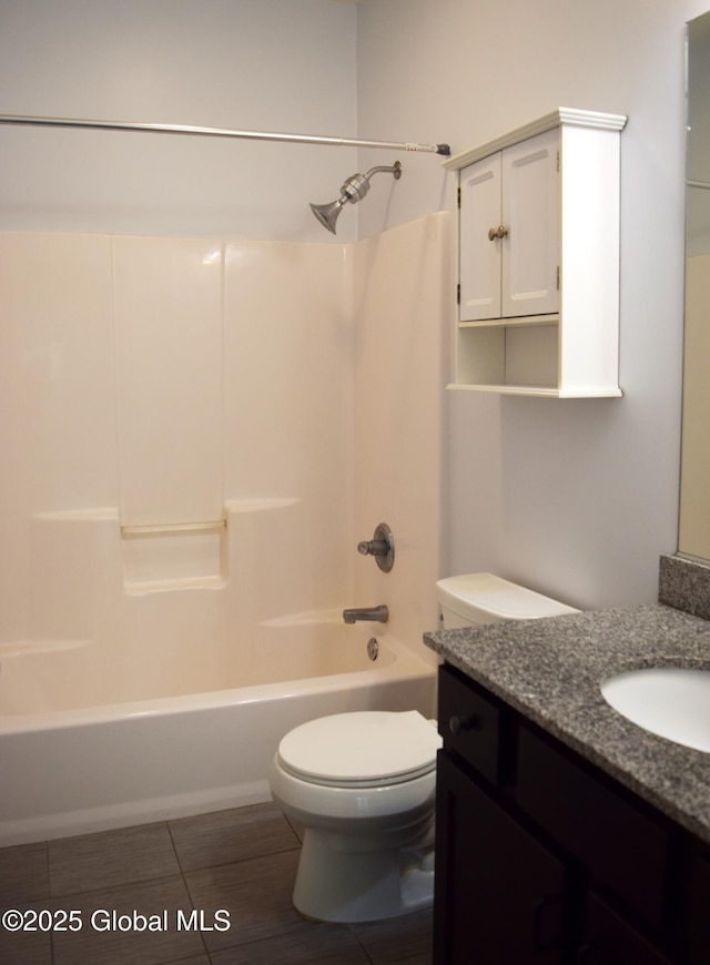 9 Lancaster Pl, Milton, NY 12020 - full bathroom featuring vanity, shower / bath combination, and tile patterned floors