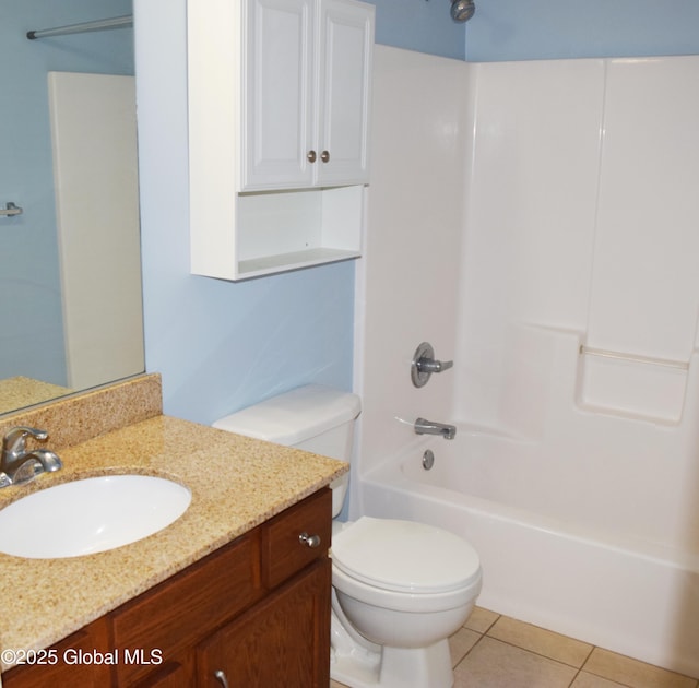 9 Lancaster Pl, Milton, NY 12020 - bathroom with vanity, tile patterned flooring, and shower / tub combination