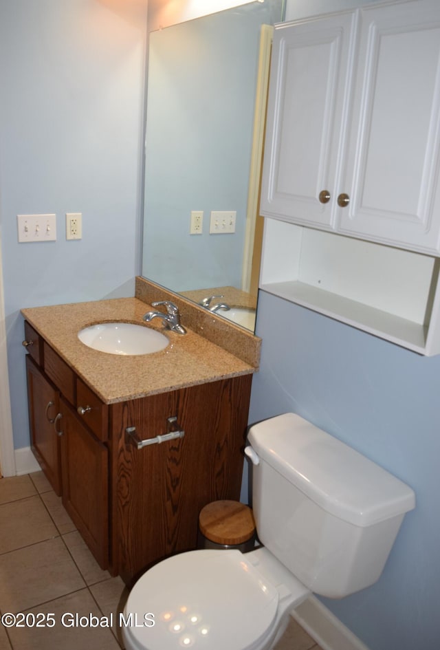 9 Lancaster Pl, Milton, NY 12020 - half bath with vanity and tile patterned flooring