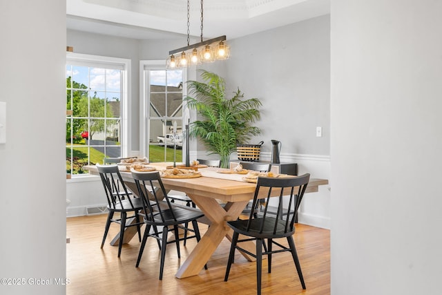 11 Fairview Ln, Halfmoon, NY 12118 - dining room with light wood-style flooring and baseboards