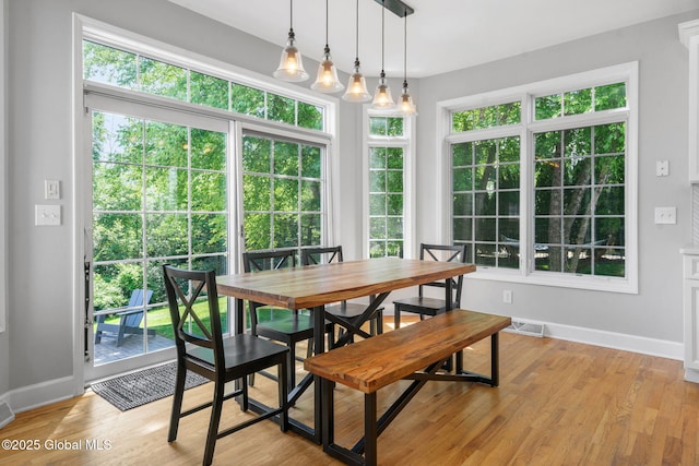 11 Fairview Ln, Halfmoon, NY 12118 - dining area with plenty of natural light and light wood-type flooring