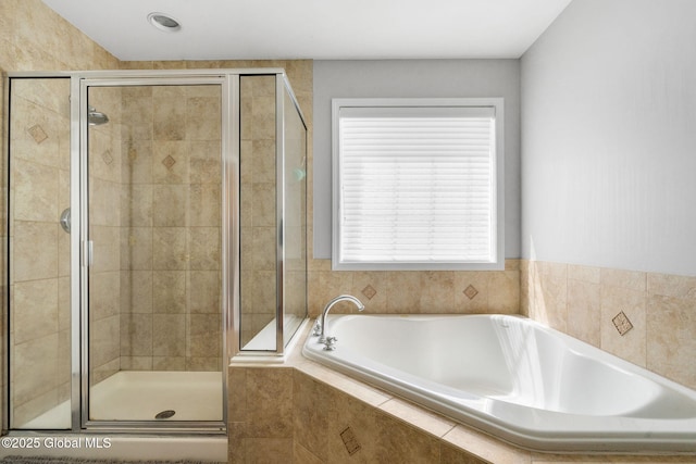 11 Fairview Ln, Halfmoon, NY 12118 - bathroom with a bath and a shower stall