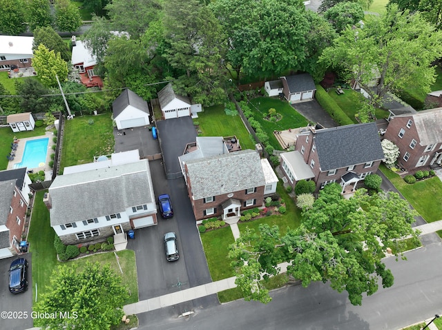 101 Euclid Ave, Albany, NY 12203 - aerial view of property and surrounding area with nearby suburban area and a pool