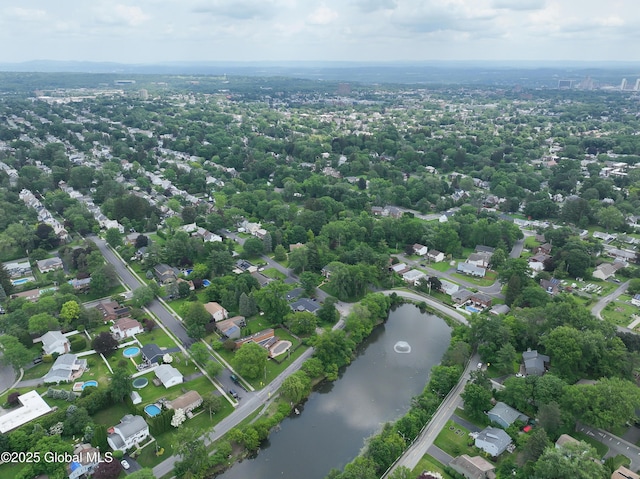 101 Euclid Ave, Albany, NY 12203 - aerial overview of property's location featuring a large body of water