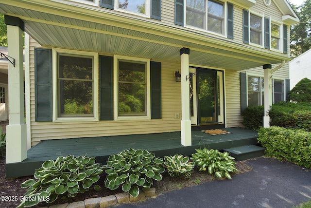 21 Cabot Way, Halfmoon, NY 12065 - view of exterior entry featuring covered porch