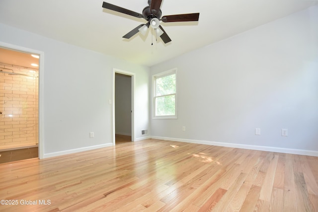 21 Cabot Way, Halfmoon, NY 12065 - unfurnished room with light wood-type flooring and ceiling fan