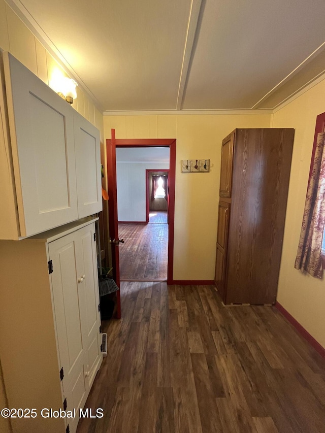 65 W Broadway, Salem, NY 12865 - hall with dark wood finished floors and crown molding
