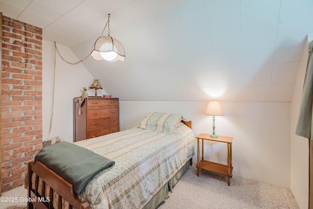 87 Hollywood Ave, Albany, NY 12208 - carpeted bedroom with brick wall