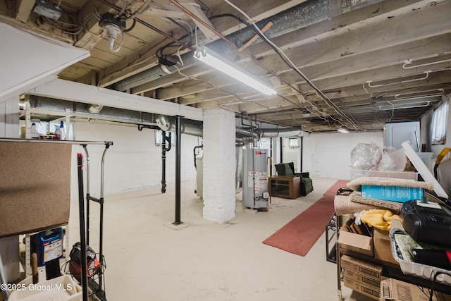 87 Hollywood Ave, Albany, NY 12208 - unfinished below grade area with gas water heater