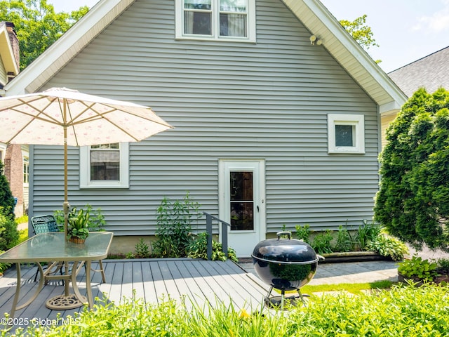 87 Hollywood Ave, Albany, NY 12208 - rear view of property featuring a deck