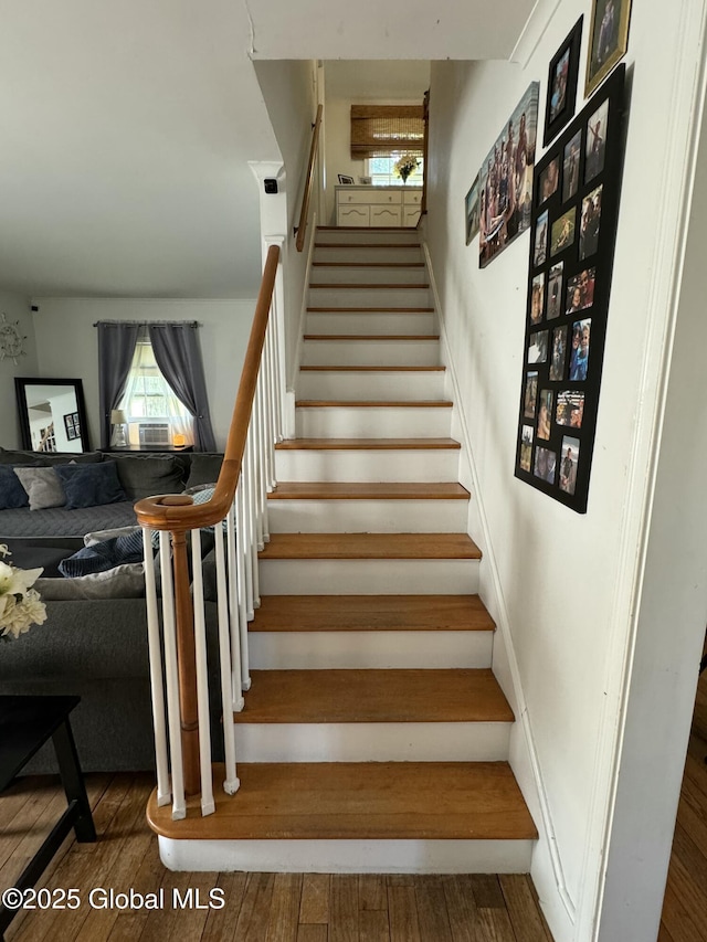 23 Ferry Blvd, South Glens Falls, NY 12803 - stairway with wood finished floors