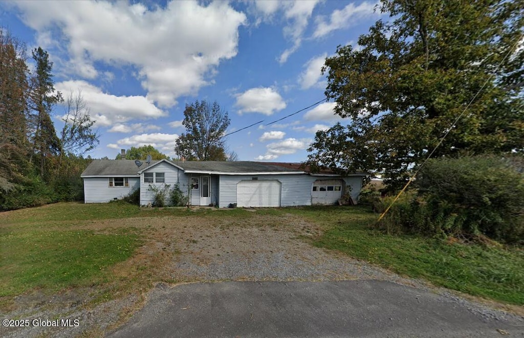 2041 State Highway 162, Charleston, NY 12066 - ranch-style home featuring dirt driveway and a front yard