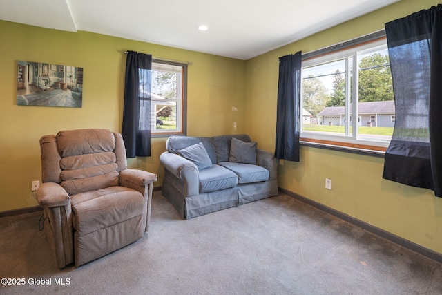 3445 Gari Ln, Guilderland, NY 12303 - living room with carpet flooring and recessed lighting