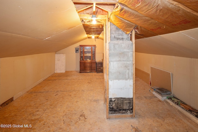 3445 Gari Ln, Guilderland, NY 12303 - additional living space featuring vaulted ceiling