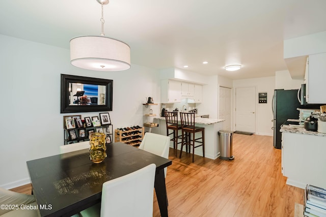 22 Pine Ridge Rd, Stillwater, NY 12866 - dining room with light wood-type flooring and recessed lighting