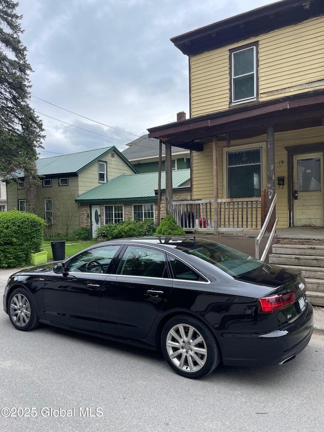 30 Washington St, Fort Plain, NY 13339 - townhome / multi-family property featuring covered porch