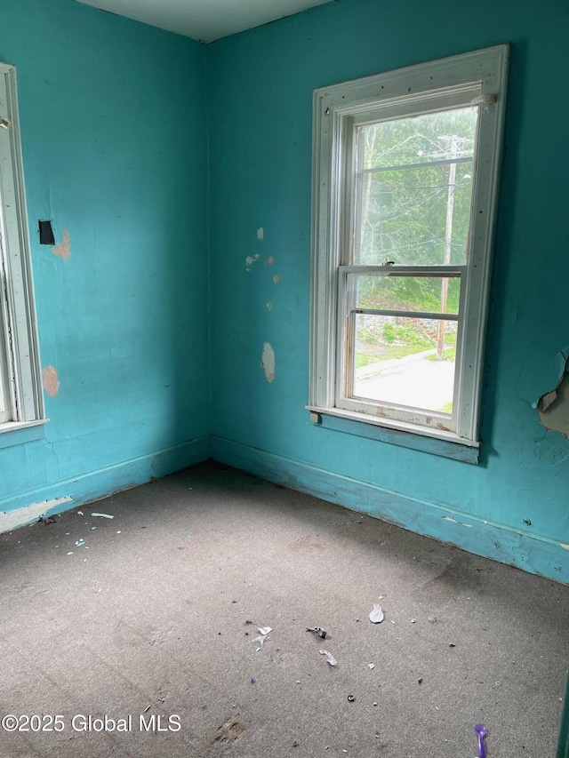30 Washington St, Fort Plain, NY 13339 - carpeted empty room with baseboards