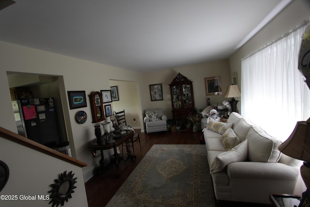 6 Galileo Way, Colonie, NY 12110 - living room with dark wood-style flooring and healthy amount of natural light