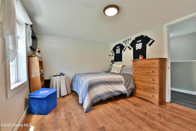 157 Mosquito Swamp Rd, Greenwich, NY 12834 - bedroom featuring wood finished floors and baseboards