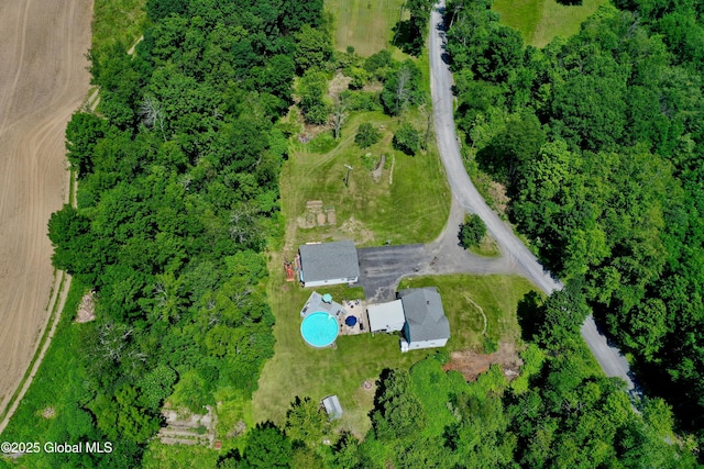 157 Mosquito Swamp Rd, Greenwich, NY 12834 - aerial view of property's location featuring a pool