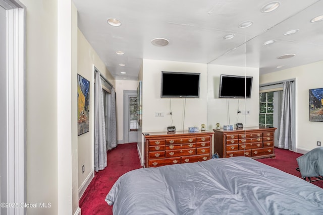 2 Ash Grove Pl Unit 4, Albany, NY 12202 - carpeted bedroom featuring recessed lighting and access to outside