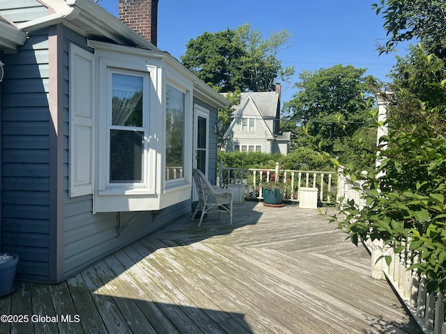 56 Wendell St, Ravena, NY 12143 - view of wooden terrace