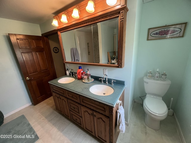 56 Wendell St, Ravena, NY 12143 - full bath with double vanity and baseboards