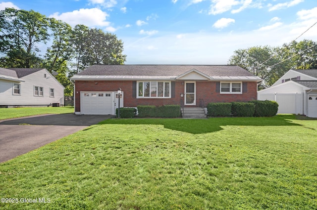 954 Obrien Ave, Rotterdam, NY 12303 - single story home featuring an attached garage, brick siding, and driveway