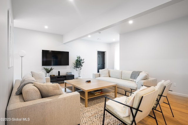 1 Wawayanda Pl, Middletown, NY 10940 - living room featuring light wood-type flooring and recessed lighting
