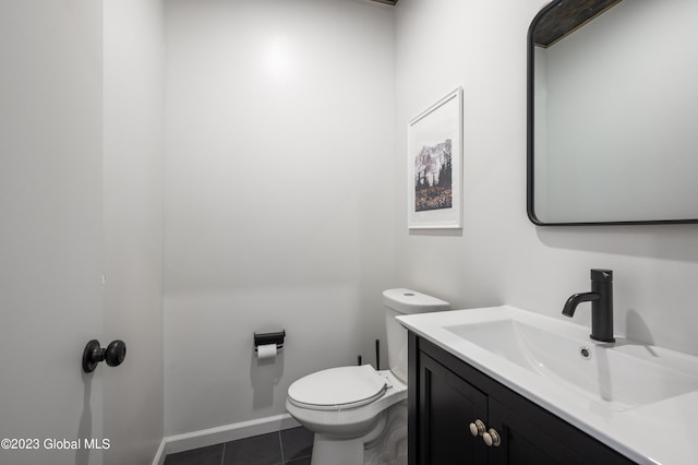 1 Wawayanda Pl, Middletown, NY 10940 - half bathroom featuring vanity and tile patterned flooring