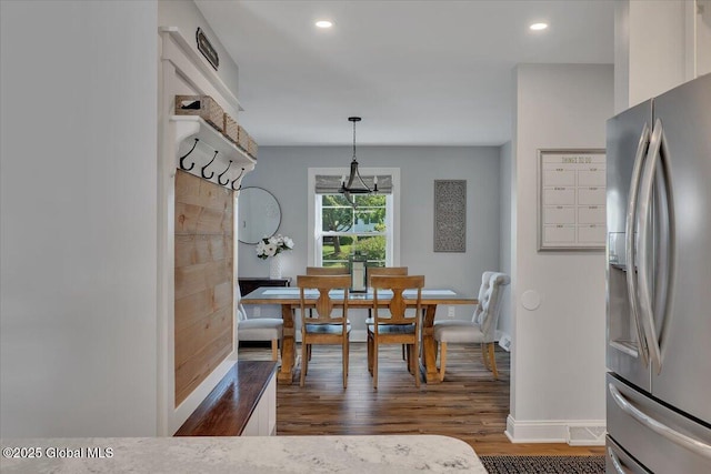 139 Country Walk Rd, Rotterdam, NY 12306 - dining room with wood finished floors and recessed lighting
