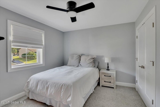 139 Country Walk Rd, Rotterdam, NY 12306 - bedroom featuring light carpet and a ceiling fan