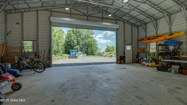 102 Taylor Ct, Mayfield, NY 12117 - garage featuring metal wall