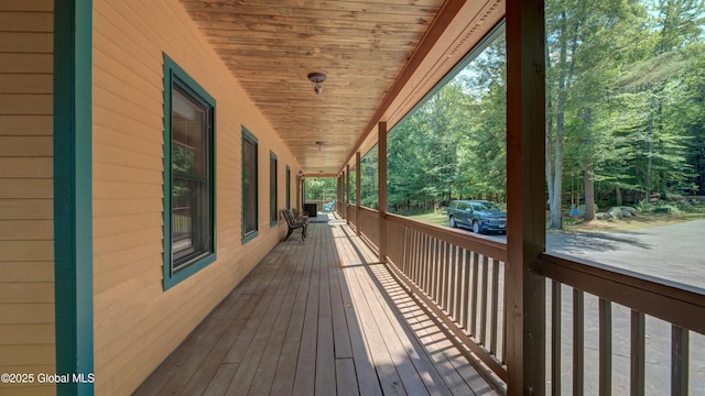 102 Taylor Ct, Mayfield, NY 12117 - view of wooden deck