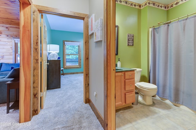 102 Taylor Ct, Mayfield, NY 12117 - bathroom featuring vanity and a shower with shower curtain
