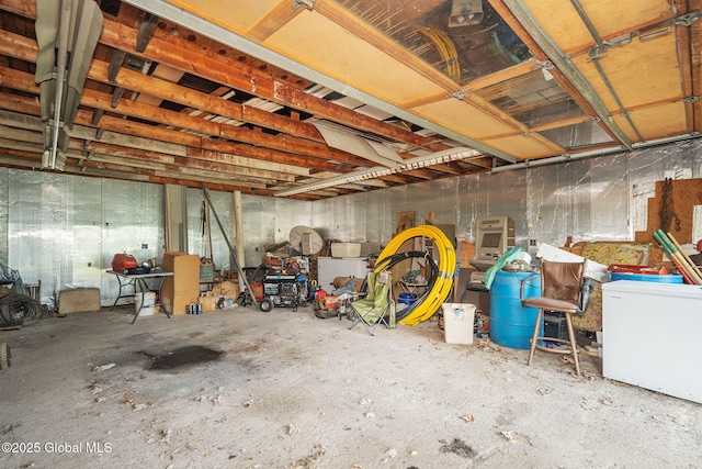 3852 State Route 85, Westerlo, NY 12193 - basement featuring refrigerator