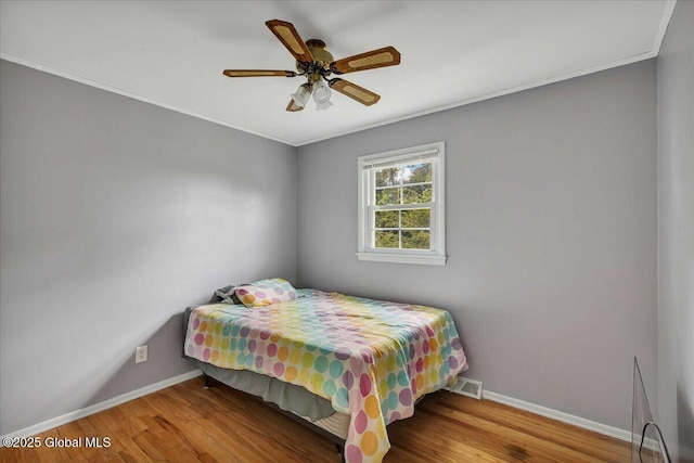273 Pinehurst Ave, East Greenbush, NY 12144 - bedroom featuring wood finished floors, ornamental molding, and ceiling fan