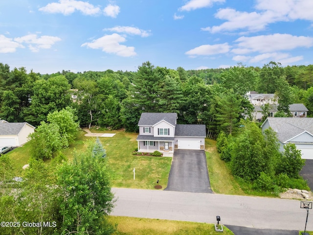 5 Heather Ln, Corinth, NY 12822 - view of subject property with a forest