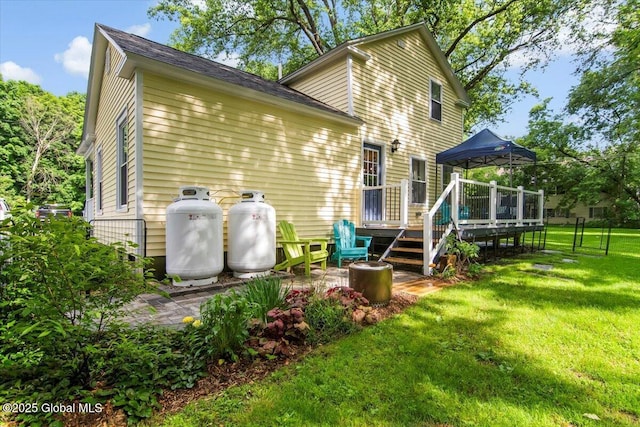 4 Mitchell Ave, Cambridge, NY 12816 - rear view of property featuring a yard and a deck