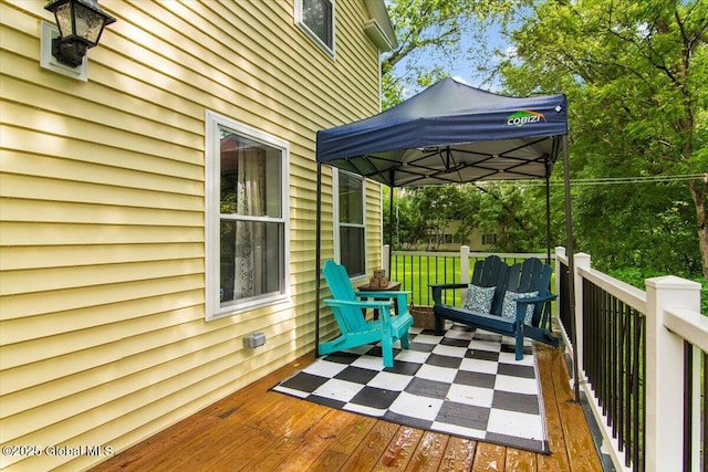 4 Mitchell Ave, Cambridge, NY 12816 - deck featuring a gazebo
