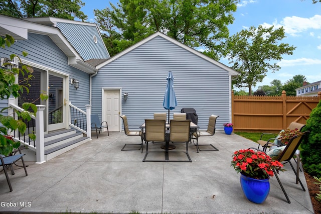 658 Salvia Ln, Guilderland, NY 12303 - view of patio / terrace featuring outdoor dining space