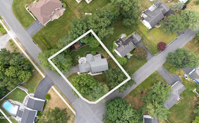 658 Salvia Ln, Guilderland, NY 12303 - aerial view of property's location with property boundaries highlighted and nearby suburban area