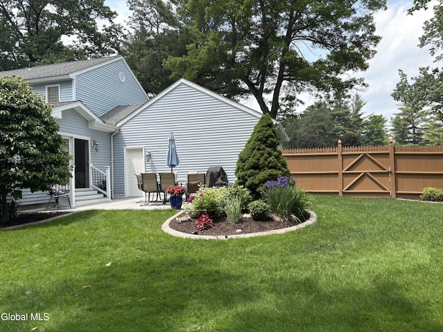 658 Salvia Ln, Guilderland, NY 12303 - view of yard with a patio and entry steps