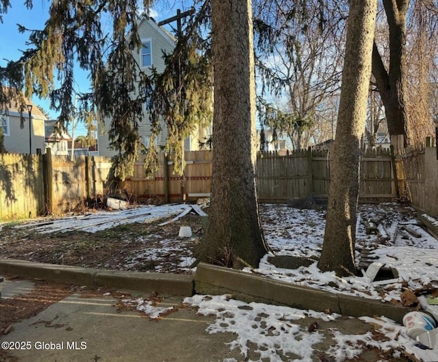 347 Hulett St, Schenectady, NY 12307 - view of yard covered in snow