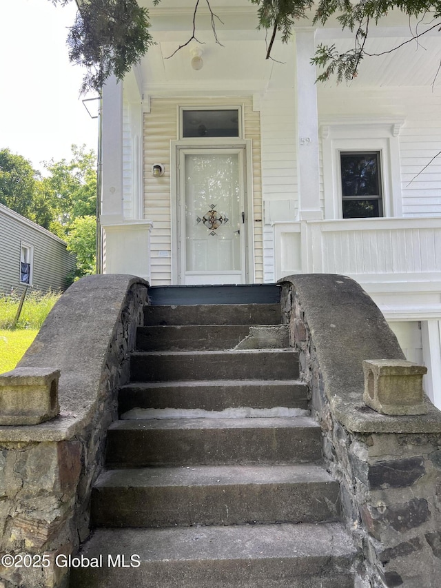 59 W St, Whitehall Village, NY 12887 - entrance to property